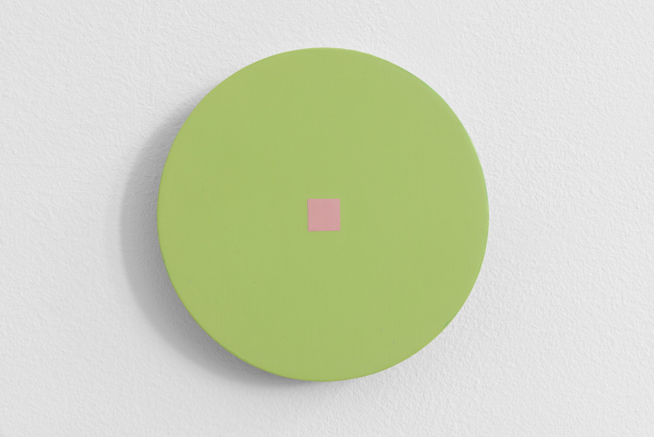In the beginning (pale green and pink)