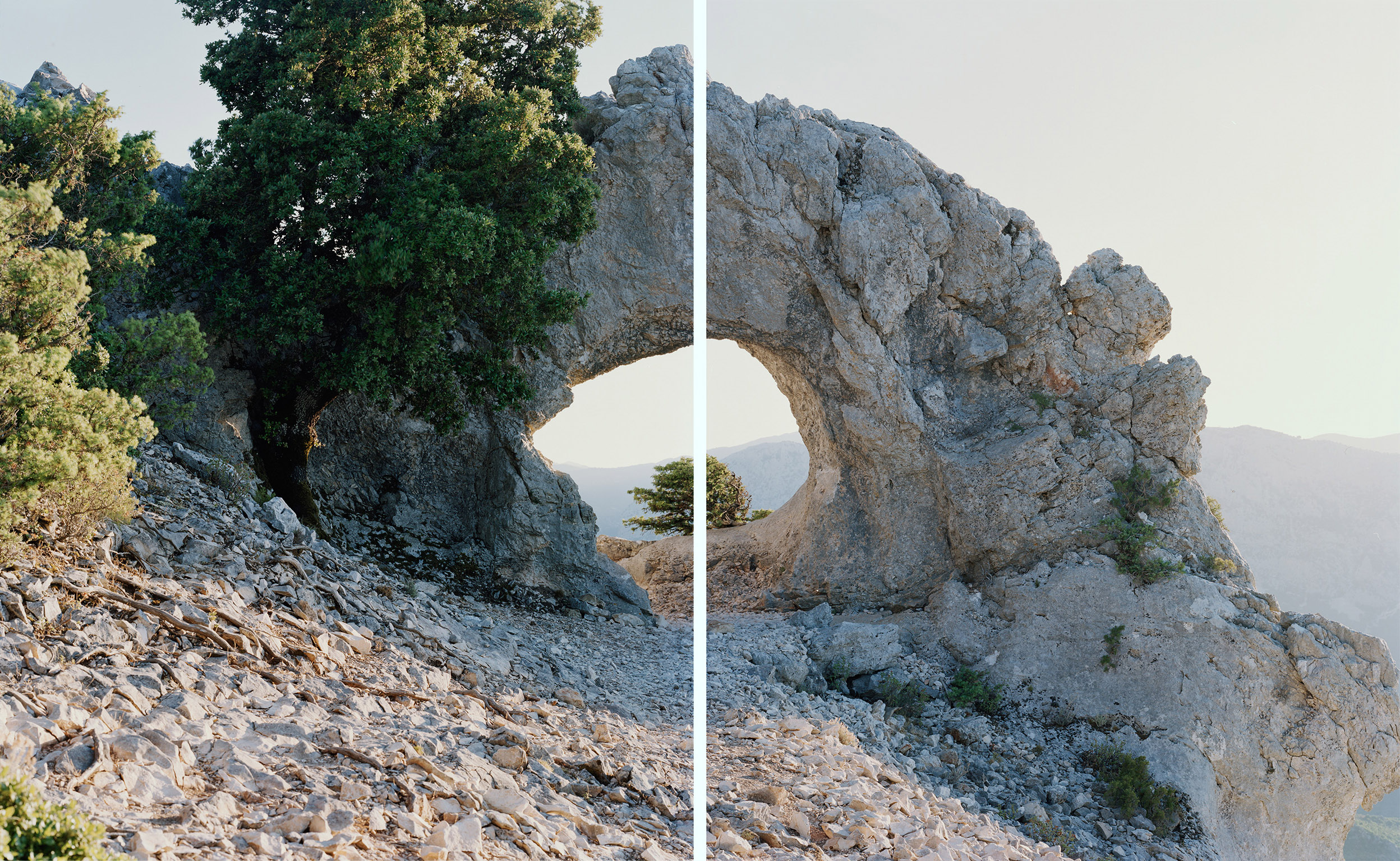 Limestone arch, Supramonte, Italy